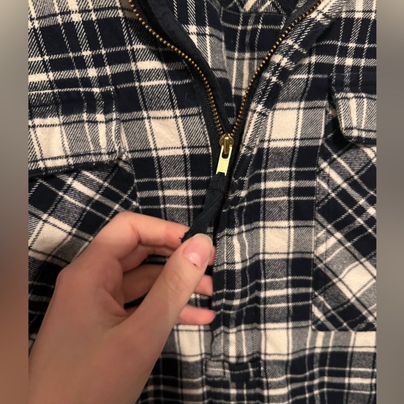 J Crew Flannel pull over - Picture 3 of 3